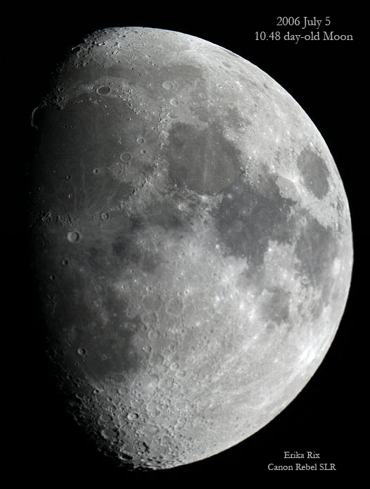 Two imagers, 10 and 8 day old Moons | PCW Memorial Observatory